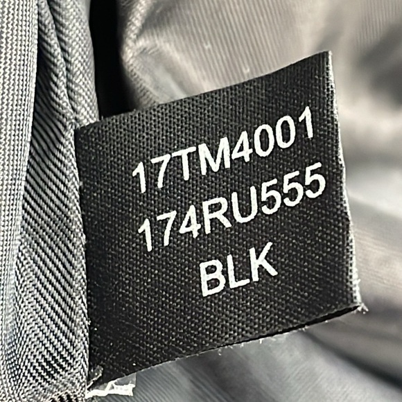 Kenneth Cole Reaction Faux Leather Vegan Moto Biker Jacket Black Sz M - Picture 14 of 14